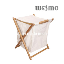 Panier de blanchisserie en bambou carbonisé (WWR0501A)